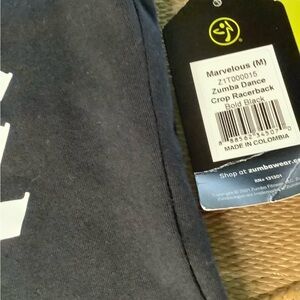 Zumba Fitness Black Racerback Top